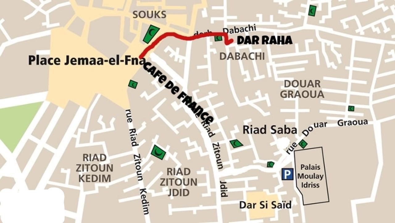 מלון מרקש Dar Raha מראה חיצוני תמונה